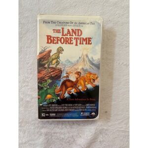 The Land Before Time VHS Tape 1991 Classic Animated MCA Universal